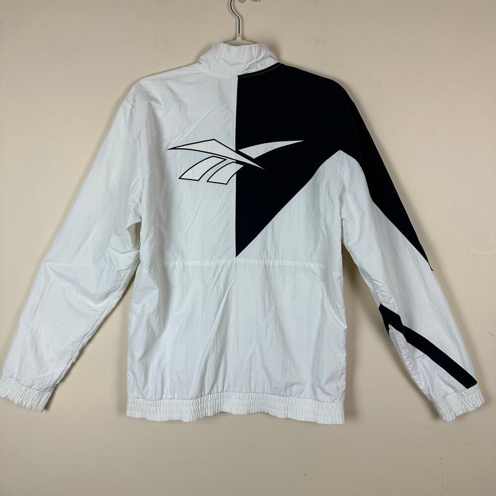 Reebok Mens Windbreaker Jacket Size Medium‎ Athletic Retro Y2K Baggy Streetwear - Picture 5 of 14